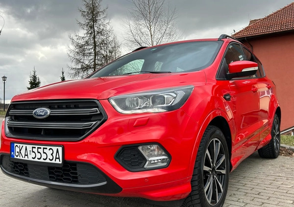 Ford Kuga cena 70002 przebieg: 167538, rok produkcji 2017 z Lębork małe 667